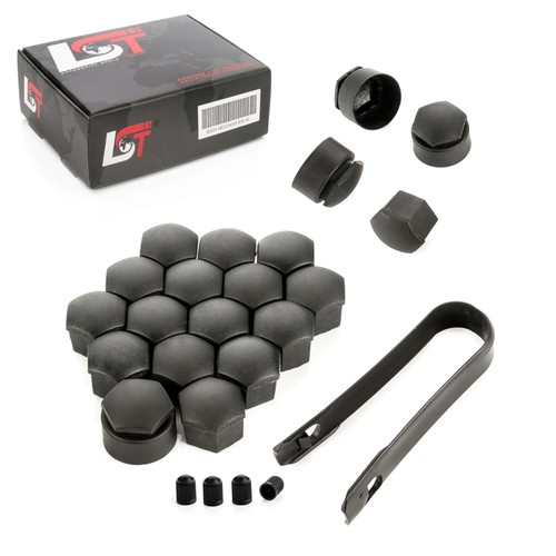 20x wheel rim bolt caps - wheel, 17mm